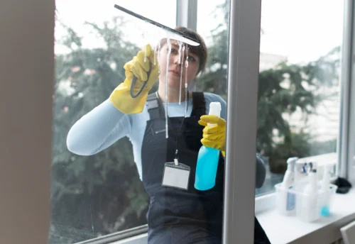 Nettoyage de vitres intérieures et extérieures à Cherves